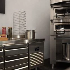 Pizzablechhalter Mit 15 Fächern -Küchenwelt Geschaft 6192 milieubild f25a