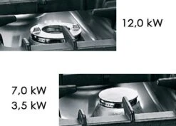 Gasherd - 53,5 KW - 6 Brenner -Küchenwelt Geschaft 636846165173702721 cae7