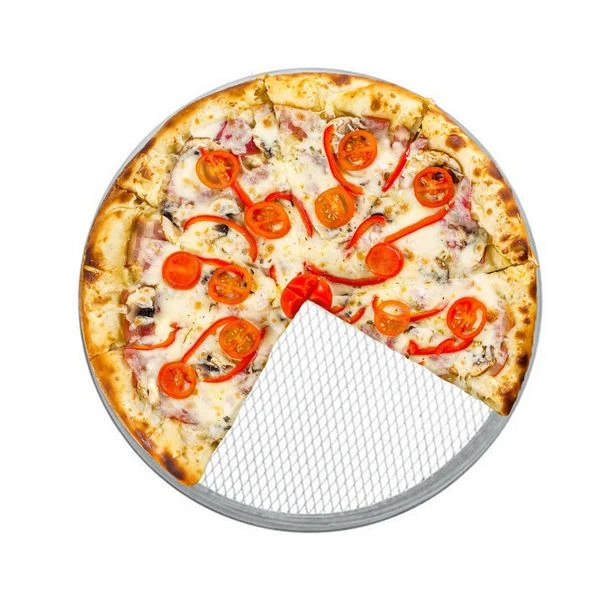 Pizza Screen - Aluminium Gelocht - Ø 30 Cm 4 Pizza Screen - Aluminium Gelocht - Ø 30 Cm - Image 2