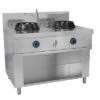 Gas Wok-Herd - 28 KW - 2 Kochstellen - Inkl. 1 Miniwassersäule -Küchenwelt Geschaft 636846194493525262 0bb0