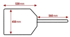 Pizzaschaufel Aus Holz - 53 X 45 Cm -Küchenwelt Geschaft 636846198259657403 619b
