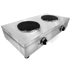 Tisch Elektroherd - 5,2 KW - 2 Platten Rund -Küchenwelt Geschaft EHTC2 8 df77