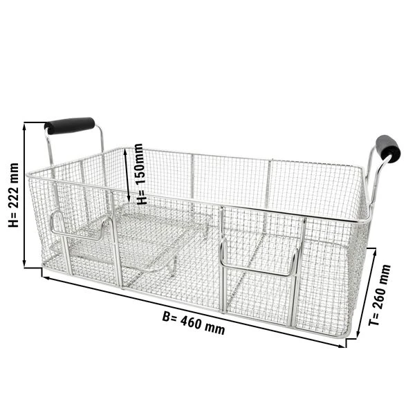 Elektro Fisch Fritteuse - 20,4 Liter - 5 KW - Mit Ablasshahn 8 Elektro Fisch Fritteuse - 20,4 Liter - 5 KW - Mit Ablasshahn - Image 6