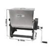 Fleischmischer - 28 Liter - 25 Kg - Manuell