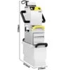 Tragbarer Frittierölfilter - 100 Liter/Minute - Für Ab 20 Liter Fritteusen -Küchenwelt Geschaft FOFTV100 0 96da