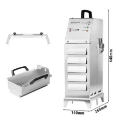 Tragbarer Akku-Frittierölfilter - 50 Liter/Minute - Für Max. 20 Liter Fritteusen