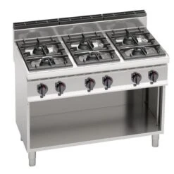 Gasherd - 42 KW - 6 Brenner -Küchenwelt Geschaft GHB171P 2 75d4