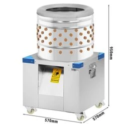Geflügelrupfmaschine Mit 142 Rupffingern - TrommelØ 50 Cm