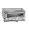 ROBAND | Griddle Toaster 700 - 5,9 KW - Grill & Salamander