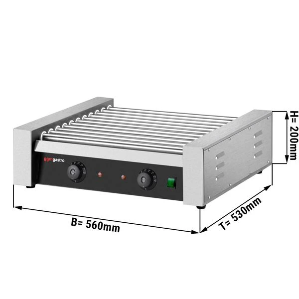 Würstchengrill - Mit 11 Rollen 3 Würstchengrill - Mit 11 Rollen