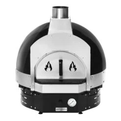 Holz Pizzaofen - Schwarz - Höhe: 0,77m - Inkl. Untergestell -Küchenwelt Geschaft HPOUE8S 4 2 7f7d 1