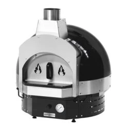 Holz Pizzaofen - Schwarz - Höhe: 0,77m - Inkl. Untergestell -Küchenwelt Geschaft HPOUE8S 6 2 b505 1