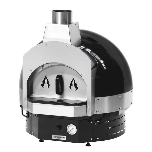 Holz Pizzaofen - Schwarz - Höhe: 0,83m - Inkl. Untergestell 8 Holz Pizzaofen - Schwarz - Höhe: 0,83m - Inkl. Untergestell - Image 6