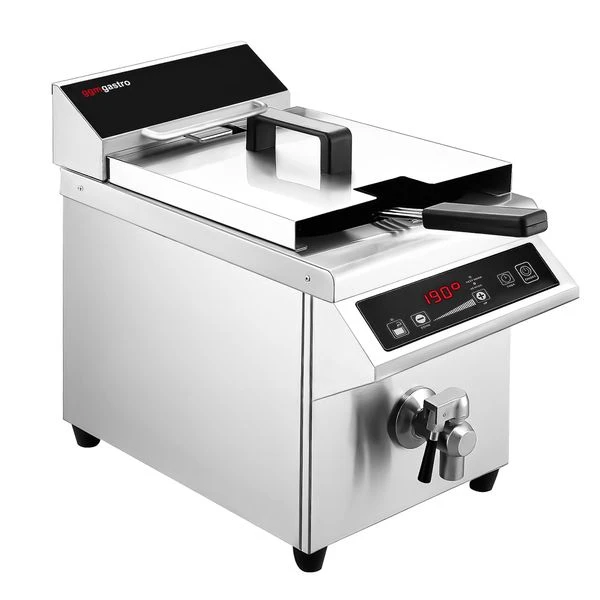 Induktions-Fritteuse - 8 Liter - 3,5 KW - Ablasshahn 4 Induktions-Fritteuse - 8 Liter - 3,5 KW - Ablasshahn - Image 2