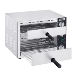 Elektro Mini Pizza-/Flammkuchen Ofen - 2 X 33 Cm - Manuell -Küchenwelt Geschaft MPOFP235 3 c2c2