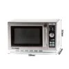 Mikrowelle - 34 Liter - 1,1 KW - Manuell -Küchenwelt Geschaft MWH3411 0 73bd