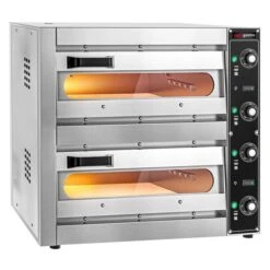 Elektro Mini Pizzaofen - 1+1x 33,5cm - Manuell -Küchenwelt Geschaft PDI170 1 d1d0