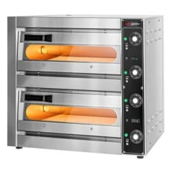 Elektro Mini Pizzaofen - 1+1x 33,5cm - Manuell -Küchenwelt Geschaft PDI170 3 181f