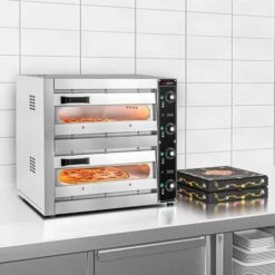 Elektro Mini Pizzaofen - 1+1x 33,5cm - Manuell -Küchenwelt Geschaft PDI170 6 137d