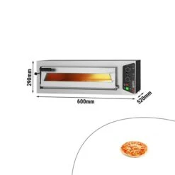 Elektro Pizzaofen - 1x 35cm - Manuell