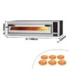 Elektro Pizzaofen - 6x 35cm (Breit) - Mit TouchScreen 2 Elektro Pizzaofen - 6x 35cm (Breit) - Mit TouchScreen -Küchenwelt Geschaft PEP66BTC 0 670b