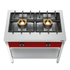 Pfannkuchen-Gasherd - 8 KW - 2 Brenner -Küchenwelt Geschaft PKGS 2 2 f105