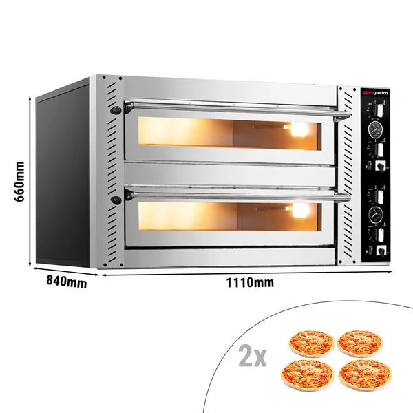Elektro Pizzaofen - 4+4x 34cm - Manuell 3 Elektro Pizzaofen - 4+4x 34cm - Manuell