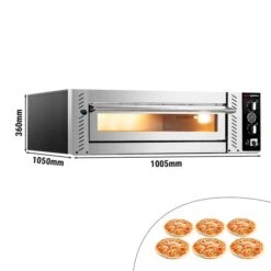 Elektro Pizzaofen - 6x 30cm (Tief) - Manuell
