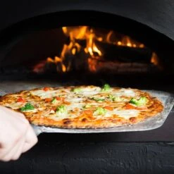 Pizzaschaufel Aus Aluminium - 40 X 45 Cm -Küchenwelt Geschaft PSAJ3317 stock c1e1