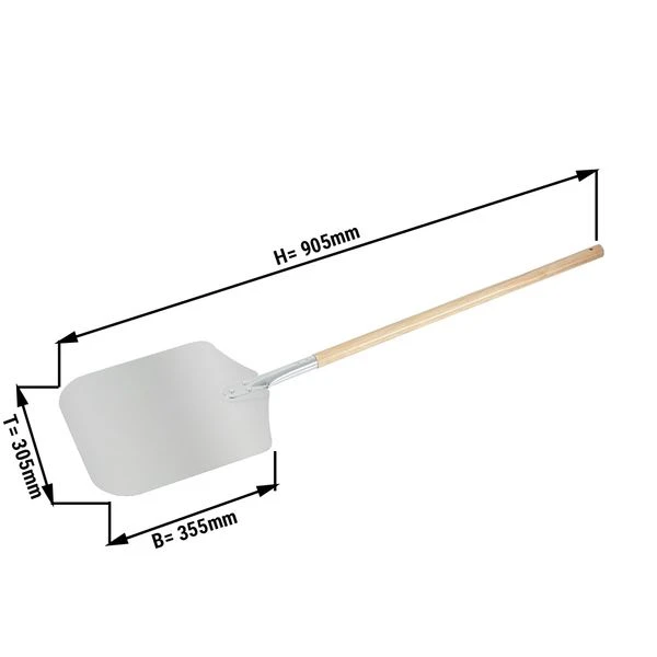 Pizzaschaufel Aus Aluminium - 35,5 X 30,5 Cm 3 Pizzaschaufel Aus Aluminium - 35,5 X 30,5 Cm