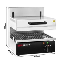 Elektro Pita Ofen/ Salamander SPEZIAL - 2,8 KW - 220 Volt - Höhenverstellbare Heizkörper