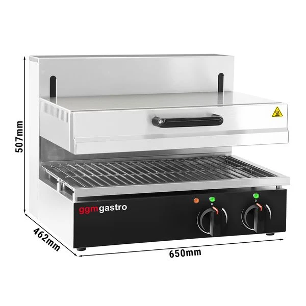 Elektro Pita Ofen/ Salamander SPEZIAL - 4,6 KW - 380 Volt - Höhenverstellbare Heizkörper 3 Elektro Pita Ofen/ Salamander SPEZIAL - 4,6 KW - 380 Volt - Höhenverstellbare Heizkörper