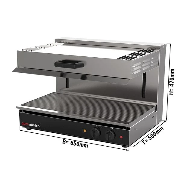 Pita Ofen/ Salamander SPEZIAL - Mit Höhenverstellbarem Heizkörper - 0,65 M - Überbackgerät - Toaster 4 Pita Ofen/ Salamander SPEZIAL - Mit Höhenverstellbarem Heizkörper - 0,65 M - Überbackgerät - Toaster - Image 2