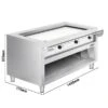 Elektro Teppanyaki Grill - 13,5kW - Glatte Bratplatte