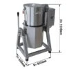 Vegetarischer/ Hummus Cutter - 50 Liter - 7,5 KW - 400 Volt -Küchenwelt Geschaft VHCOZ50 masse 479e