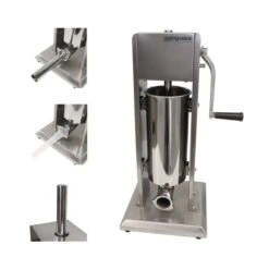 Manueller Wurstfüller - 4,5 Liter - Edelstahl -Küchenwelt Geschaft WFMFC5 005 6b40