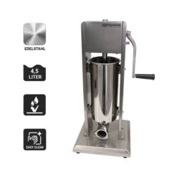Manueller Wurstfüller - 4,5 Liter - Edelstahl -Küchenwelt Geschaft WFMFC5 icons 2f1c