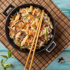 Induktionsherd - 8 KW - 2 Kochfelder -Küchenwelt Geschaft detail asia noodles 5762 3