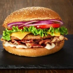 Manuelle Hamburgermaschine -Küchenwelt Geschaft detail burger 3dbb 2