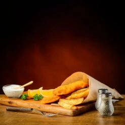 Fritteuse - 11,5 Liter - 4,5 KW - Mit Ablasshahn -Küchenwelt Geschaft detail fish fries 1 862f 4