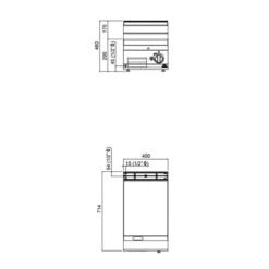 Gas Bratplatte - 6,9 KW - Glatt - Mit Glänzendem Finish 9 Gas Bratplatte - 6,9 KW - Glatt - Mit Glänzendem Finish -Küchenwelt Geschaft gbpggb473f 2 e3df