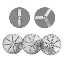 Elektrischer Gemüseschneider- 550 Watt - Rot - Inkl. 5 Schneidescheiben -Küchenwelt Geschaft geh5 8 0e89