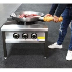 Gaskocher - 31 KW - 3 Brenner -Küchenwelt Geschaft gke785 005 0d00