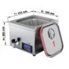 Sous-Vide-Garer - 16 Liter -Küchenwelt Geschaft svgva16 masse 518c